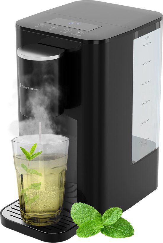 KitchenBrothers Heetwaterdispenser - 2.9L - Zwart
