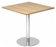 hjh OFFICE PRO Systeem conferentietafel BISTRO F88Q C Eik / chroom