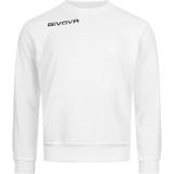 Givova Sports sweatshirt polarfleece one XL Rood Unisex Lange mouw Regular Fit Polyester Fitness & Training