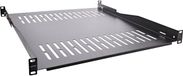 InLine 19 inch legplank | 55 cm diep | max. 50 kg | 1U | zwart