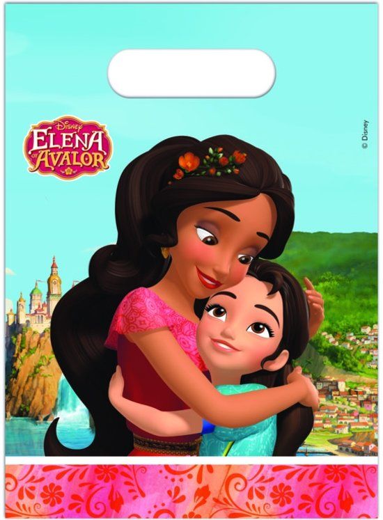 Disney Feestzakjes Elena Of Avalor 23 Cm 6 Stuks