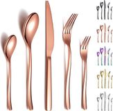 Unyqoos® Roségoud Bestekset, 30-delig