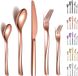 Unyqoos® Roségoud Bestekset, 30-delig