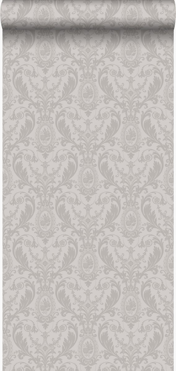 Origin Wallcoverings behang ornamenten grijs - 346217 - 53 cm x 10,05 m