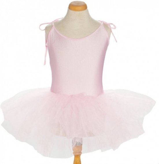 Spaansejurk NL Balletpakje + Tutu - Licht roze - Ballet - maat 86/92 6 verkleed jurk meisje