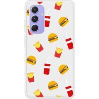 Samsung Bedrukt siliconen hoesje compatibel met Galaxy A54 5G Fast food