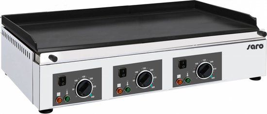 Saro Elektrische grillplaat, bakplaat tafelmodel - Model GPK 800