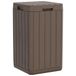vidaXL Tuinafvalbak 38x38x65 cm Polypropeen Bruin