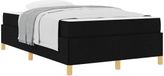 vidaXL Bedframe Zwart Stof 120 x 190 cm