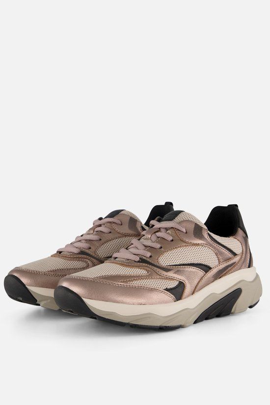 Gabor Rollingsoft Sneakers grijs Leer
