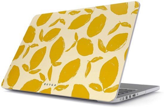 Burga Hardshell Cover voor de Apple MacBook Air 13 inch (2022 / 2024 M3 / 2025 M4 / 2026 M5) - Lemon Tart