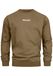 INDICODE JEANS Sweatshirt ' Korbin ' olijfgroen / wit