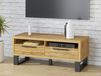HALO Meuble TV-HiFi 2 tiroirs 2 niches chêne wotan