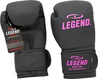 Legend sports LegendClima Bokshandschoenen Dames Mat Zwart-Roze PU 16 oz
