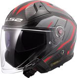 LS2 OF603 Infinity II C Urus Rood 06 Jethelm - Helm
