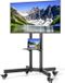 Azomor® Support TV réglable et mobile avec plateau pour écrans jusqu'à 85 pouces
