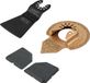 Wolfcraft set van 4 accessoires voor multitool voor reparatie van tegels