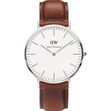 Daniel Wellington Classic Man Horloge Silver - St Mawes