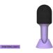 Lalarma Glitter Microfoon - Microfoon en luidspreker 2-in-1 - Violet