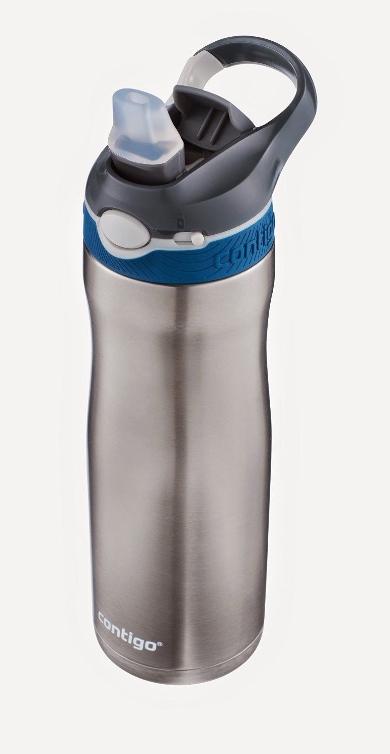 CONTIGO Ashland Chill - Stainless Steel Water Bottle - 0.6L - Vacuum Insulated - Dishwasher Safe