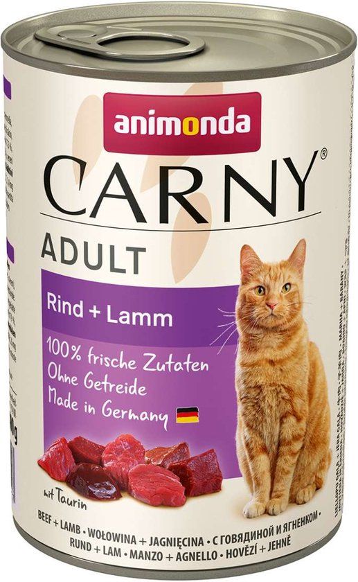 Animonda Carny Adult Rund + Lam Kattenvoer - 6 x 400g
