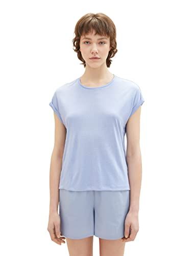 TOM TAILOR Denim Dames T-shirt - 12819-Parisienne Blue - S
