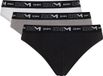 DIM Set van 3 slips COTON STRETCH voor mannen - Zwart/Grijs/Wit