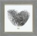 Deknudt Frames fotolijst S45VF3 - grijs met zilverbies - foto 13x13 cm