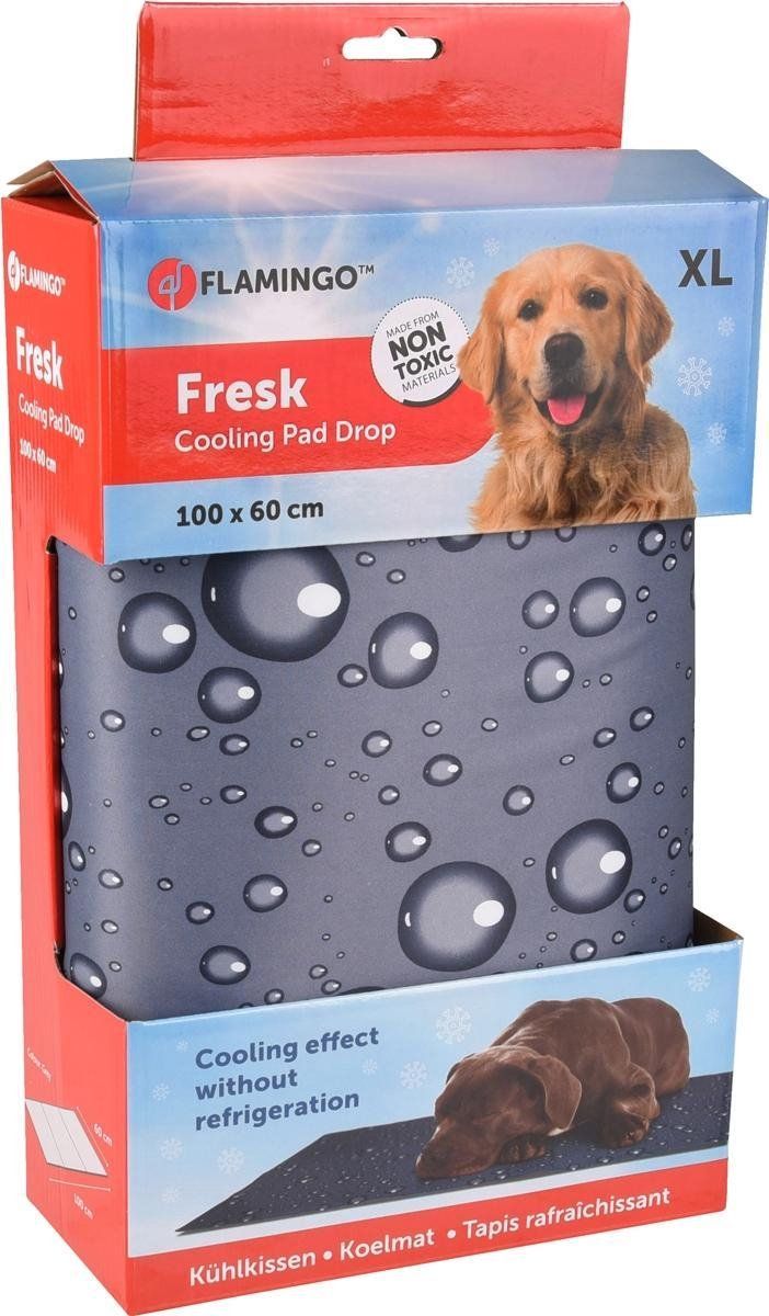 FLAMINGO Koelmat Fresk Drop Grijs - 100 x 60 cm