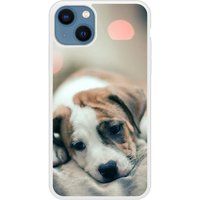 Apple Bedrukt siliconen hoesje compatibel met iPhone 13 Chiot rêveur