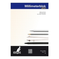 Kangaro millimeterpapier A4 25 vel (80 g/m2)