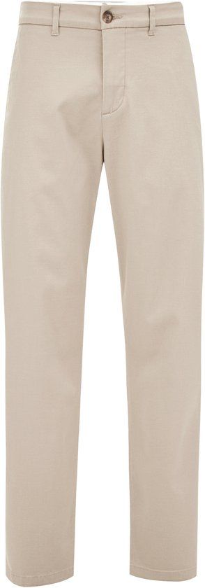 Van Gils Heren regular fit chino Greige Katoen W31 x L32