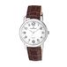 RADIANT New Grand Herenhorloge, analoog, kwarts, met leren band RA281602, Bruin, Klassiek