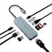 USB C-adapter, USB 3.0 HUB, 10 in 1 USB type C hub met 4K HDMI, 2 USB 3.0, 2 USB 2.0, 100 W PD, 3,5 mm audio, SD/TF kaartlezer voor laptop, Windows, Linux, Chrome OS-systemen
