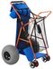 VEVOR Strandkar met grote wielen voor het strand, draagvermogen van 75 kg, robuuste, inklapbare strandwagen met 320 mm luchtbanden, geïsoleerde koeltas, parasolhouder, geschikt voor 4 stoelen, ideaal voor kamperen en vissen