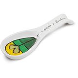 Egan paf11t/V lepelhouder, porselein, groen