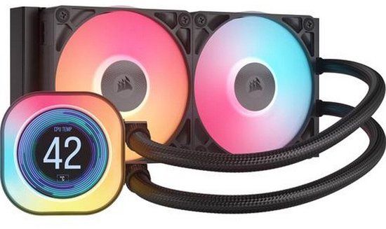 CORSAIR iCUE LINK TITAN 240 RX LCD AiO