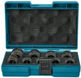 Makita Jeu de douilles à choc 1/2 carré | court | 9 pièces - E-16564