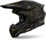 Airoh Twist 3 Titan Mat Offroad Helm - Zwart/Goud - Maat M