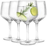 Gin-Glace Gin Tonic Glazen Set van 4 - 580 ml - Grote Copa Glazen - Ballon Glazen voor Cocktails