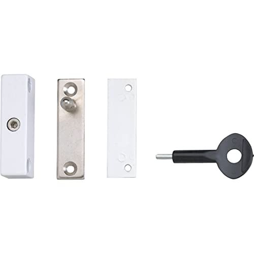 Yale Sloten P2P118WE Auto Window Lock - White Finish (Pack of 2)