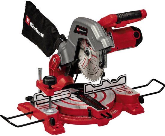 Einhell TC-MS 216 Afkort- en Verstekzaag - 1600 W - Ø216 mm - 48 Tands Zaagblad