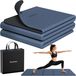 Tapis de yoga pliable en TPE antidérapant avec sac de rangement