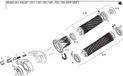 Sram Right Twist Shifter Grip XX1/X01 Eagle Mountainbike Handvatten Zwart