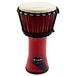 World Rhythm MDJ001-RD geitenleer PVC djembe trommel 22,9 cm (9 inch) rood