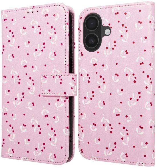 imoshion Design Bookcase smartphone - Geschikt voor Apple iPhone 17 - Blush Berries
