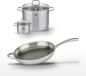 Tefal Batterie 1 Poêle 32cm + 2 Faitouts 16/26cm Relief Evolution