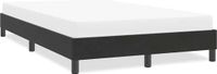 vidaXL Cadre de lit velours noir 120x220 cm