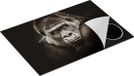 Chefcare Inductie Beschermer Gorilla - Zwart Wit - 75x50 cm - Inductie Mat