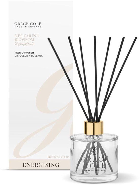 Grace Cole Nectarine Blossom & Grapefruit Reed Diffuser 200 ml